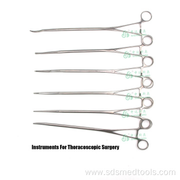 VATS Curved Scissors thoracoscopic instruments Straight